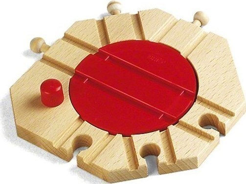 Brio Toys Mechanical Turntable Σετ με Τρενάκι από Ξύλο για 3+ Ετών 33361 - Image 2