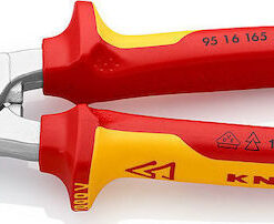 Knipex Κόφτης Καλωδίων Πλάγιος Ηλεκτρολόγου Μήκους 165mm 95 16 165