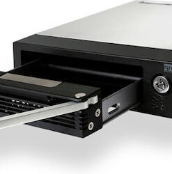 Alternative view of Icy Dock DataCage DataCage Basic 3.5 inch Hot-Swap SATA/SAS HDD Mobile Rack Backplane Cage for External 5.25 Inch Drive Bay Μαύρο MB876SK-B
