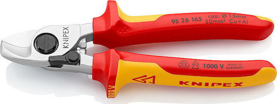 Knipex Κόφτης Καλωδίων Πλάγιος Ηλεκτρολόγου Μήκους 165mm 95 26 165