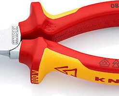 Knipex Μυτοτσίμπιδο Ίσιο Ηλεκτρολόγου Μήκους 145mm 08 26 145