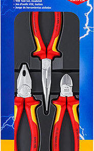 Knipex Σετ Πένσες Μήκους 180mm 3τμχ 00 20 12