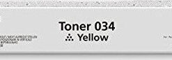 Canon 034 Γνήσιο Toner Laser Εκτυπωτή Κίτρινο 7300 Σελίδων 9451B001