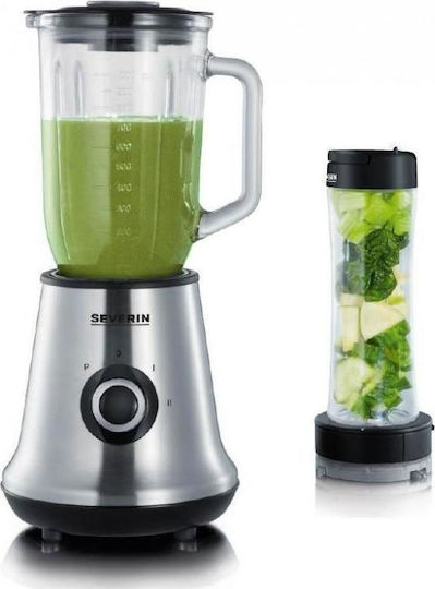 Severin Μπλέντερ με Γυάλινη Κανάτα 1lt 500W Inox SM 3734 - Image 2