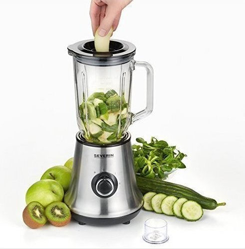 Severin Μπλέντερ με Γυάλινη Κανάτα 1lt 500W Inox SM 3734 - Image 3