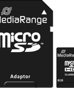 MediaRange microSDHC 8GB Class 10 High Speed με αντάπτορα