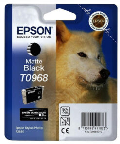 Epson T0968 Γνήσιο Μελάνι Εκτυπωτή InkJet Matte Μαύρο (C13T09684010)