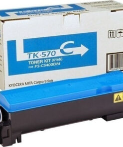 Kyocera TK-570C Γνήσιο Toner Laser Εκτυπωτή Κυανό 12000 Σελίδων 1T02HGCEU0