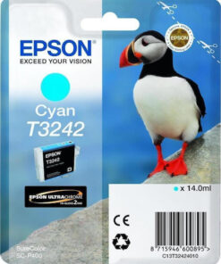 Epson T3242 Γνήσιο Μελάνι Εκτυπωτή InkJet Κυανό (C13T32424010)
