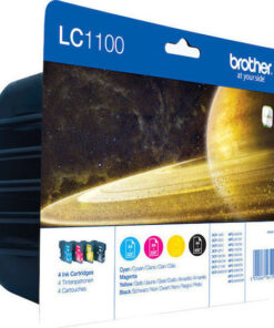 Brother LC1100 Multipack Γνήσιο Πακέτο Μελανιών Εκτυπωτή InkJet Πολλαπλό (Color) (LC-1100VALBP)