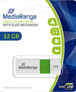 Alternative view of MediaRange 32GB USB 2.0 Stick Λευκό
