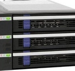 Icy Dock FatCage 3x 3.5Inch HDD in 2x 5.25Inch Bay Hot Swap SATA 6Gbps HDD Rack/Cage/Module Μαύρο MB153SP-B