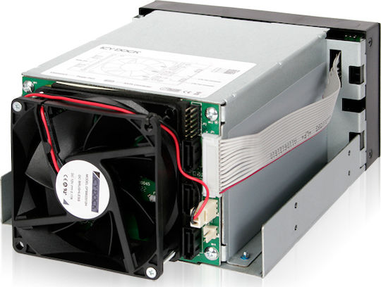 Icy Dock FatCage 3x 3.5Inch HDD in 2x 5.25Inch Bay Hot Swap SATA 6Gbps HDD Rack/Cage/Module Μαύρο MB153SP-B - Image 4