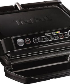 Tefal Optigrill+ Επιτραπέζια Ηλεκτρική Ψησταριά 2000W Ανοξείδωτη με Καπάκι και Ρυθμιζόμενο Θερμοστάτη 36.5x36.5εκ. GC7148