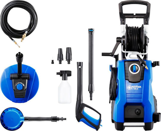 Nilfisk E 145.4-9 PAD X-TRA EU Πλυστικό Ρεύματος 2100W με Πίεση 145bar και Μεταλλική Αντλία