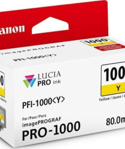 Canon PFI-1000 Γνήσιο Μελάνι Εκτυπωτή InkJet Κίτρινο (0549C001)