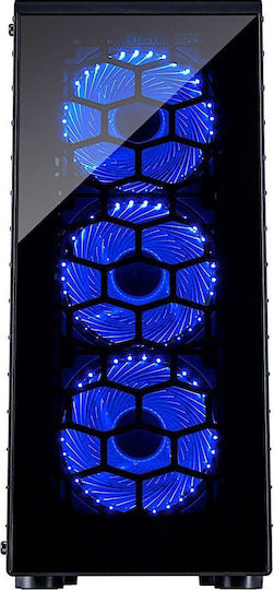 Inter-Tech CXC2 Gaming Midi Tower Κουτί Υπολογιστή με Πλαϊνό Παράθυρο Μαύρο - Image 2