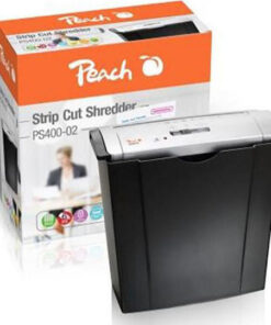 Peach Καταστροφέας Εγγράφων PS400-02 Strip Cut 5 Φύλλων με Κάδο 8lt 511003