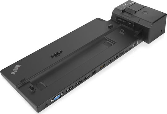 Lenovo ThinkPad Ultra USB-C Docking Station με HDMI/DisplayPort 4K PD Ethernet και συνδεση 2 Οθονών Μαύρο