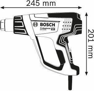 Bosch GHG 20-63 Professional Πιστόλι Θερμού Αέρα 2000W με Ρύθμιση Θερμοκρασίας εως και 630°C - Image 3