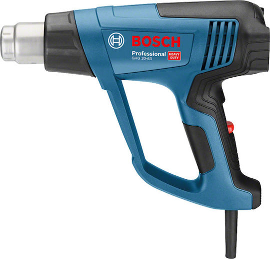Bosch GHG 20-63 Professional Πιστόλι Θερμού Αέρα 2000W με Ρύθμιση Θερμοκρασίας εως και 630°C - Image 2