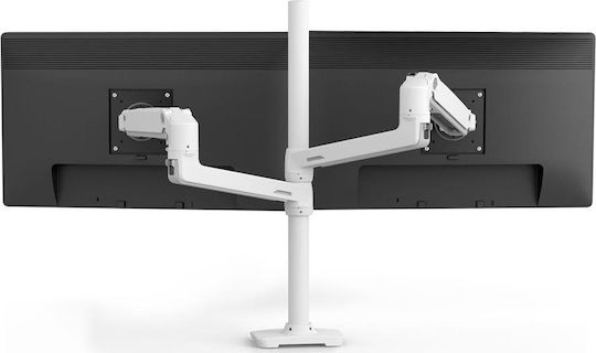 Ergotron LX Βάση Γραφείου για 2 Οθόνες έως 40" με Βραχίονα Λευκή - Image 2