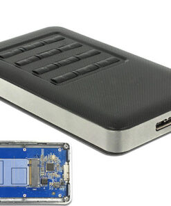 Alternative view of DeLock Θήκη για Σκληρό Δίσκο M.2 SATA III με σύνδεση USB 2.0 42594