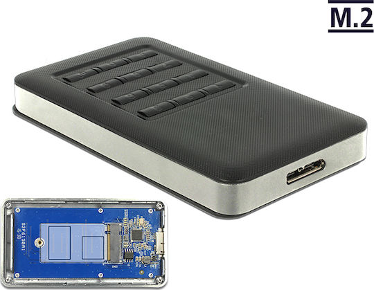 DeLock Θήκη για Σκληρό Δίσκο M.2 SATA III με σύνδεση USB 2.0 42594 - Image 2