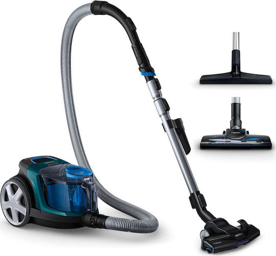 Philips PowerPro Compact Ηλεκτρική Σκούπα 900W με Κάδο 1.5lt Μαύρη - Image 2