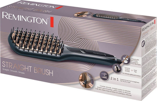 Remington Straight Brush Κεραμική Ηλεκτρική Βούρτσα για Ίσιωμα CB7400 - Image 4