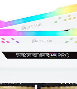 Corsair Vengeance RGB Pro DDR4 32GB RAM με 2x16GB Modules και Ταχύτητα 2666 για Desktop CMW32GX4M2A2666C16W