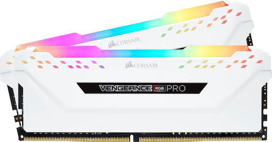 Corsair Vengeance RGB Pro DDR4 32GB RAM με 2x16GB Modules και Ταχύτητα 2666 για Desktop CMW32GX4M2A2666C16W