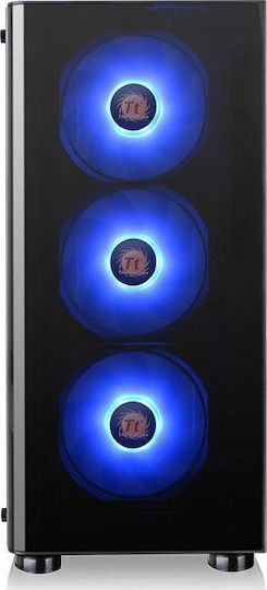 Thermaltake V200 Tempered Glass RGB Edition Gaming Midi Tower Κουτί Υπολογιστή με Πλαϊνό Παράθυρο Μαύρο - Image 3