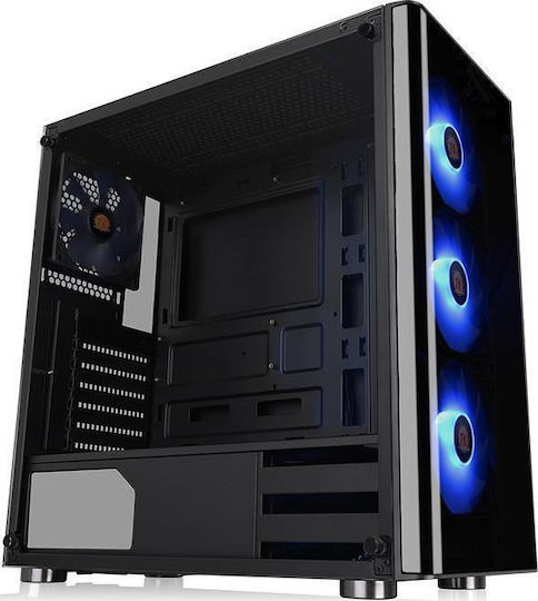 Thermaltake V200 Tempered Glass RGB Edition Gaming Midi Tower Κουτί Υπολογιστή με Πλαϊνό Παράθυρο Μαύρο - Image 5