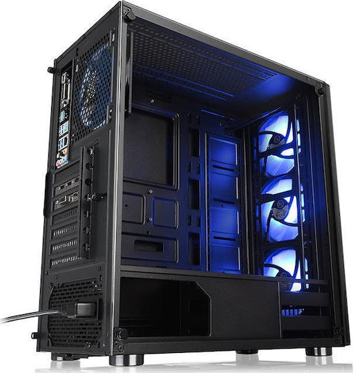 Thermaltake V200 Tempered Glass RGB Edition Gaming Midi Tower Κουτί Υπολογιστή με Πλαϊνό Παράθυρο Μαύρο - Image 10