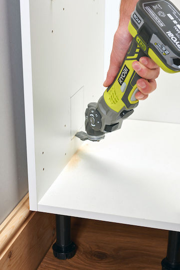 Ryobi R18MT-0 Παλινδρομικό Πολυεργαλείο 18V Solo με Ρύθμιση Ταχύτητας - Image 5