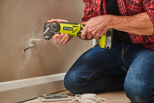 Ryobi R18MT-0 Παλινδρομικό Πολυεργαλείο 18V Solo με Ρύθμιση Ταχύτητας - Image 6