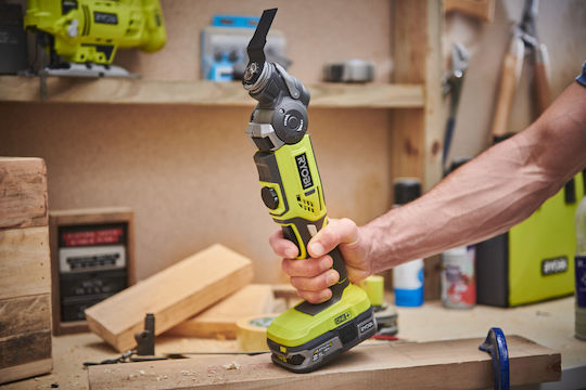 Ryobi R18MT-0 Παλινδρομικό Πολυεργαλείο 18V Solo με Ρύθμιση Ταχύτητας - Image 7