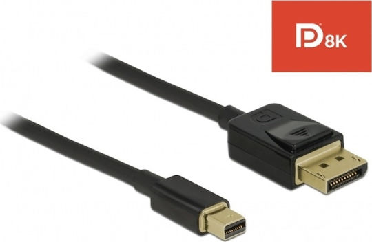 DeLock Cable mini DisplayPort male - DisplayPort male 2m (84928) - Image 2
