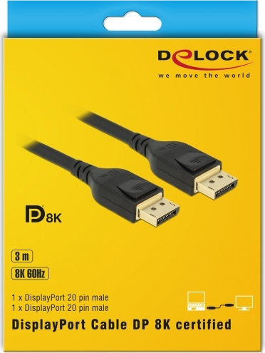DeLock Cable DisplayPort male - DisplayPort male 3m (85661) - Image 2