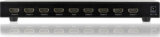 Digitus DS-43302 FHD 1 είσοδος/8 έξοδοι HDMI Splitter - Image 3
