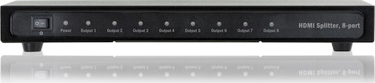 Digitus DS-43302 FHD 1 είσοδος/8 έξοδοι HDMI Splitter - Image 2