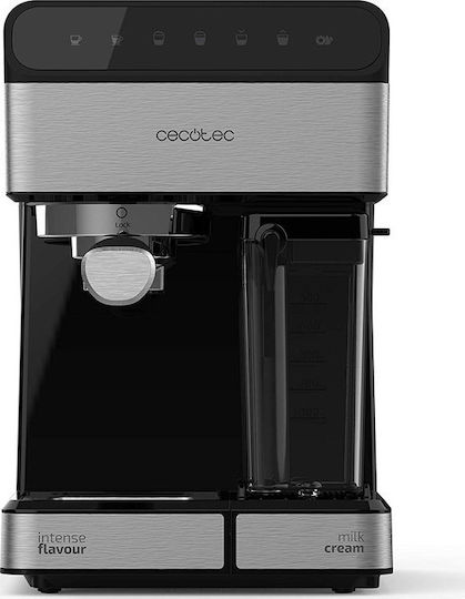 Cecotec Power Instant-ccino 20 Touch Μηχανή Espresso 1350W Πίεσης 20bar για Cappuccino Nera Series - Image 2
