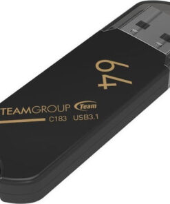 TeamGroup C183 64GB USB 3.1 Stick Μαύρο