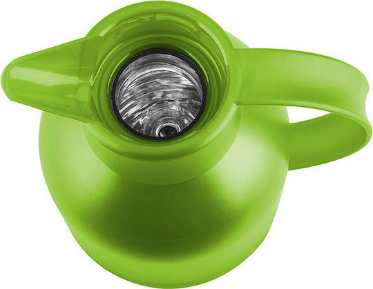 Emsa Jug Quick Press Translucent Κανάτα Θερμός Πλαστικό 1lt Πράσινο με Λαβή - Image 4