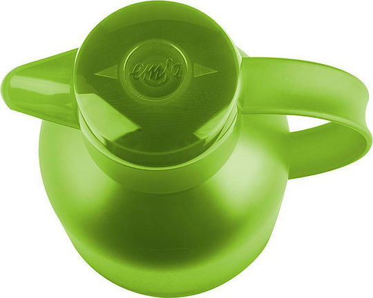 Emsa Jug Quick Press Translucent Κανάτα Θερμός Πλαστικό 1lt Πράσινο με Λαβή - Image 3