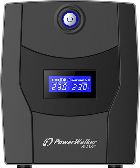 Powerwalker Basic VI 1500 STL UPS Line-Interactive 1500VA 900W με 4 Schuko Πρίζες - Image 2