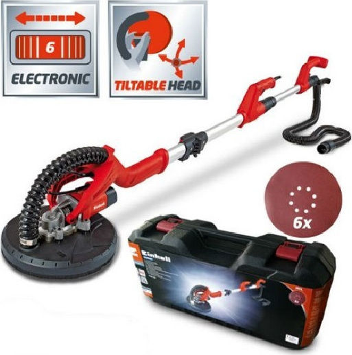 Einhell Τηλεσκοπικό Τριβείο Γυψοσανίδας 750W με Δυνατότητα Αναρρόφησης Σκόνης TE-DW 225 X 4259960 - Image 3
