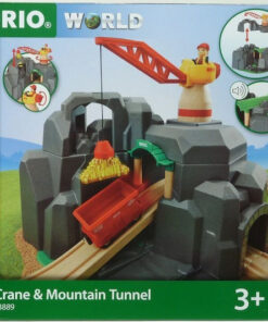 Alternative view of Brio Toys Crane & Mountain Tunnel Πίστα για 3+ Ετών