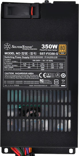 Silverstone FX350-G 350W Μαύρο Τροφοδοτικό Υπολογιστή Full Wired 80 Plus Gold - Image 5